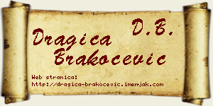Dragica Brakočević vizit kartica